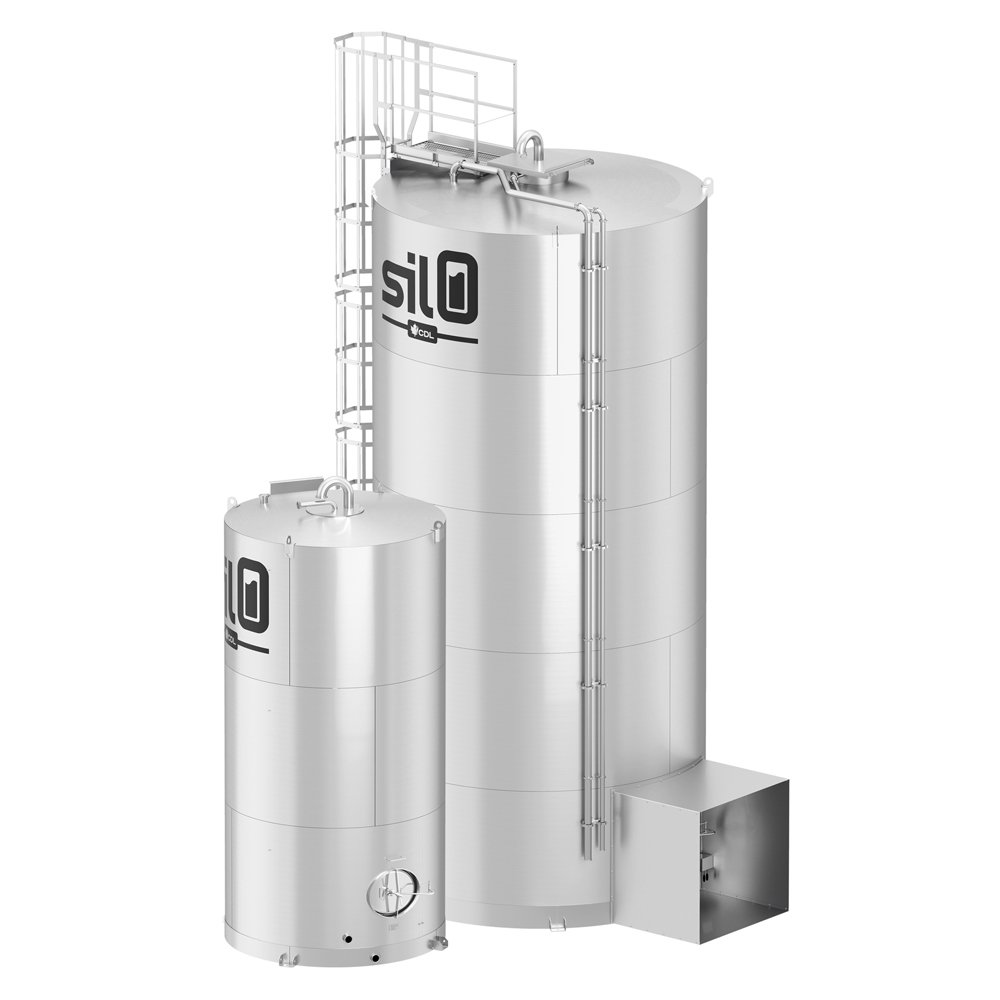 Réservoir d'eau vertical / Plat
